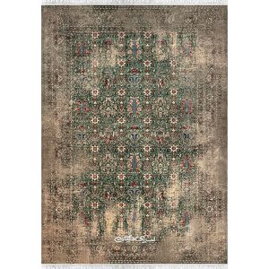 فرش ماشینی نسکافه ای هیرمان شانه 700 تراکم 2550 کد 100153