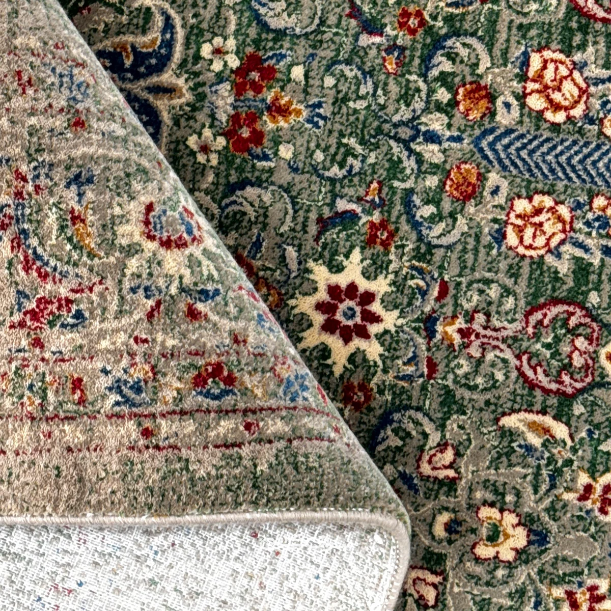 فرش ماشینی نسکافه ای هیرمان شانه 700 تراکم 2550 کد 100153