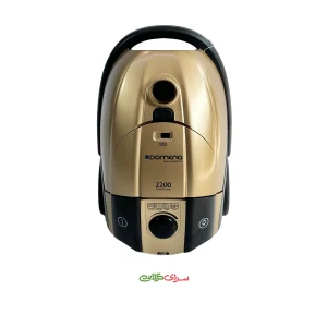 جارو برقی 2200 وات لوله کنفی بژ مشکی دومنا مدل DVC4021