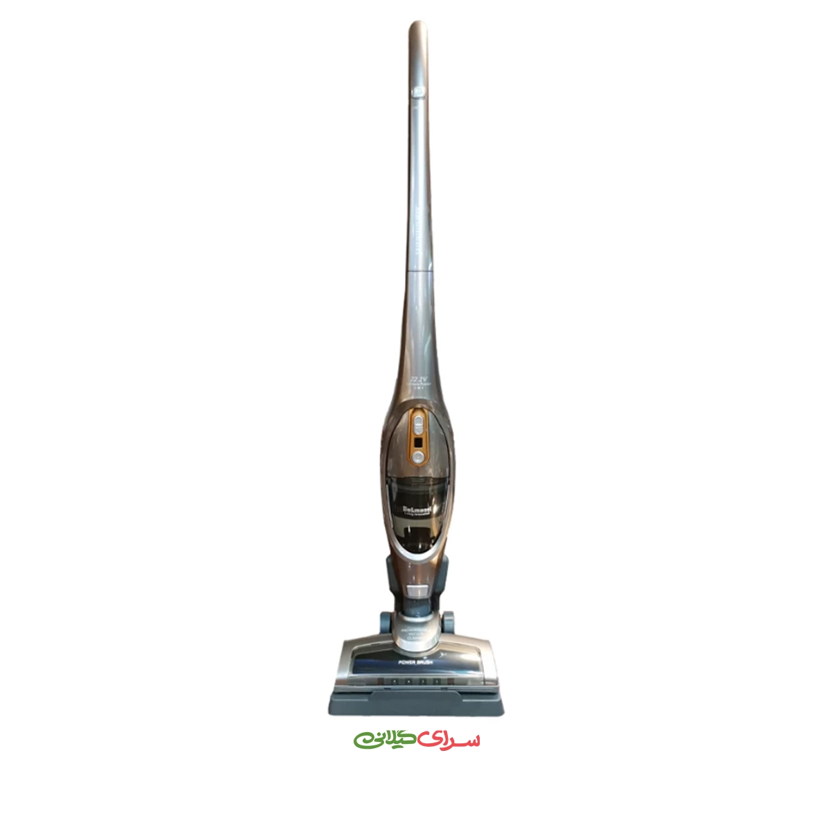 جارو شارژی ایستاده 100 وات نقره ای دلمونتی مدل DL 390