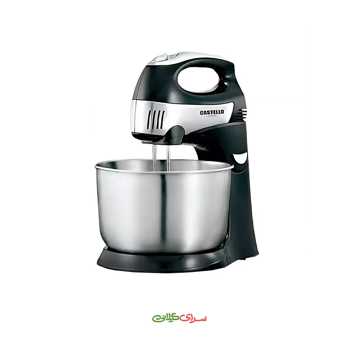 همزن برقی کاسه دار 4.3 لیتری 5 سرعته استیل مشکی کاستلو مدل CL700