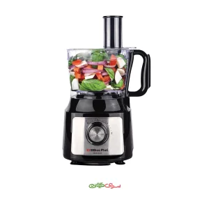 غذا ساز چند کاره 1.2 لیتری 500 وات استیل مشکی سوئیس پلاس مدل 509S