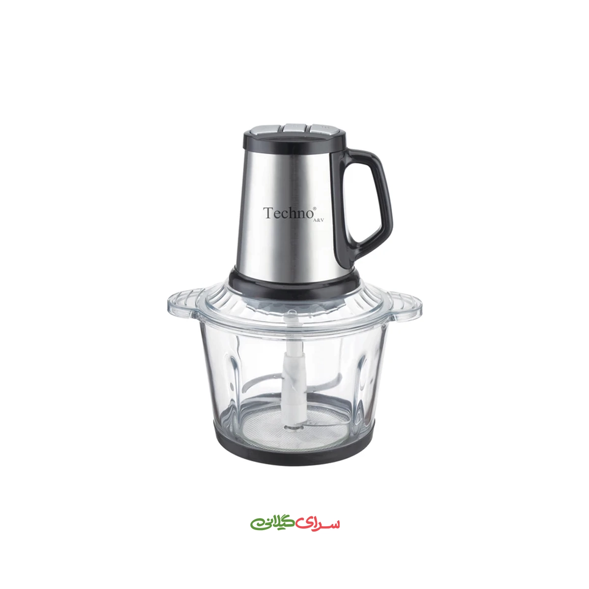 خرد کن چند کاره پیرکس 500 وات 3 لیتری تکنو مدل Te-213