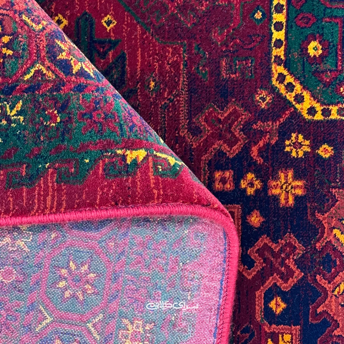 فرش ماشینی اکسیر بلوچ روناسی 700 شانه تراکم 2100 کد 100172