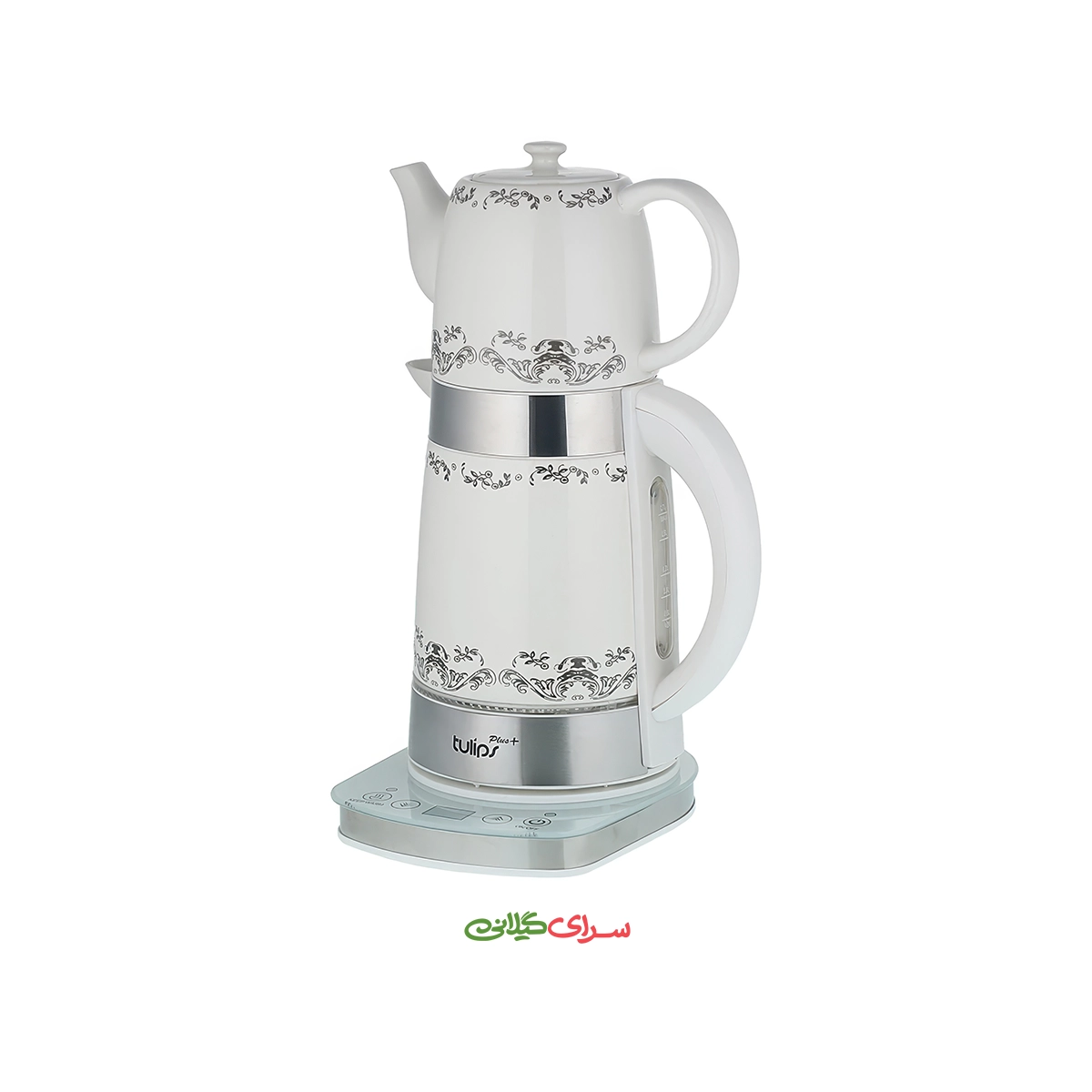 چای ساز رو همی 1.7 لیتری سرامیک تولیپس مدل TM – A458