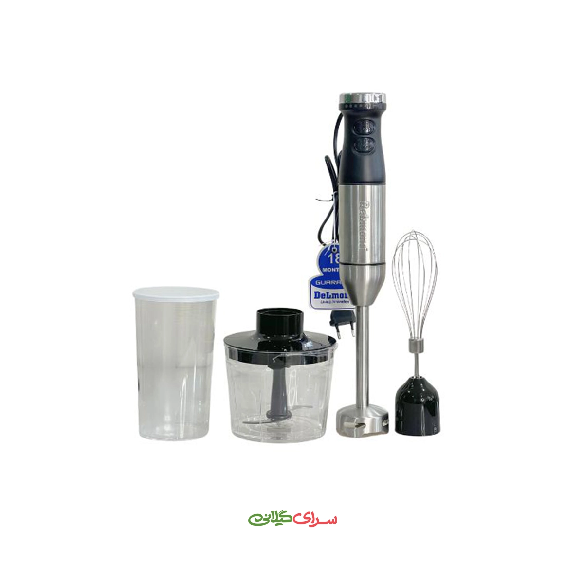 گوشتکوب برقی 4 کاره 700 وات مشکی استیل دلمونتی مدل DL 110