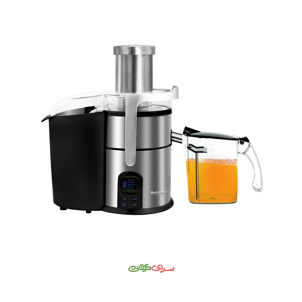 آبمیوه‌ گیری 2 لیتری 5 سرعته استیل دلمونتی مدل DL 720