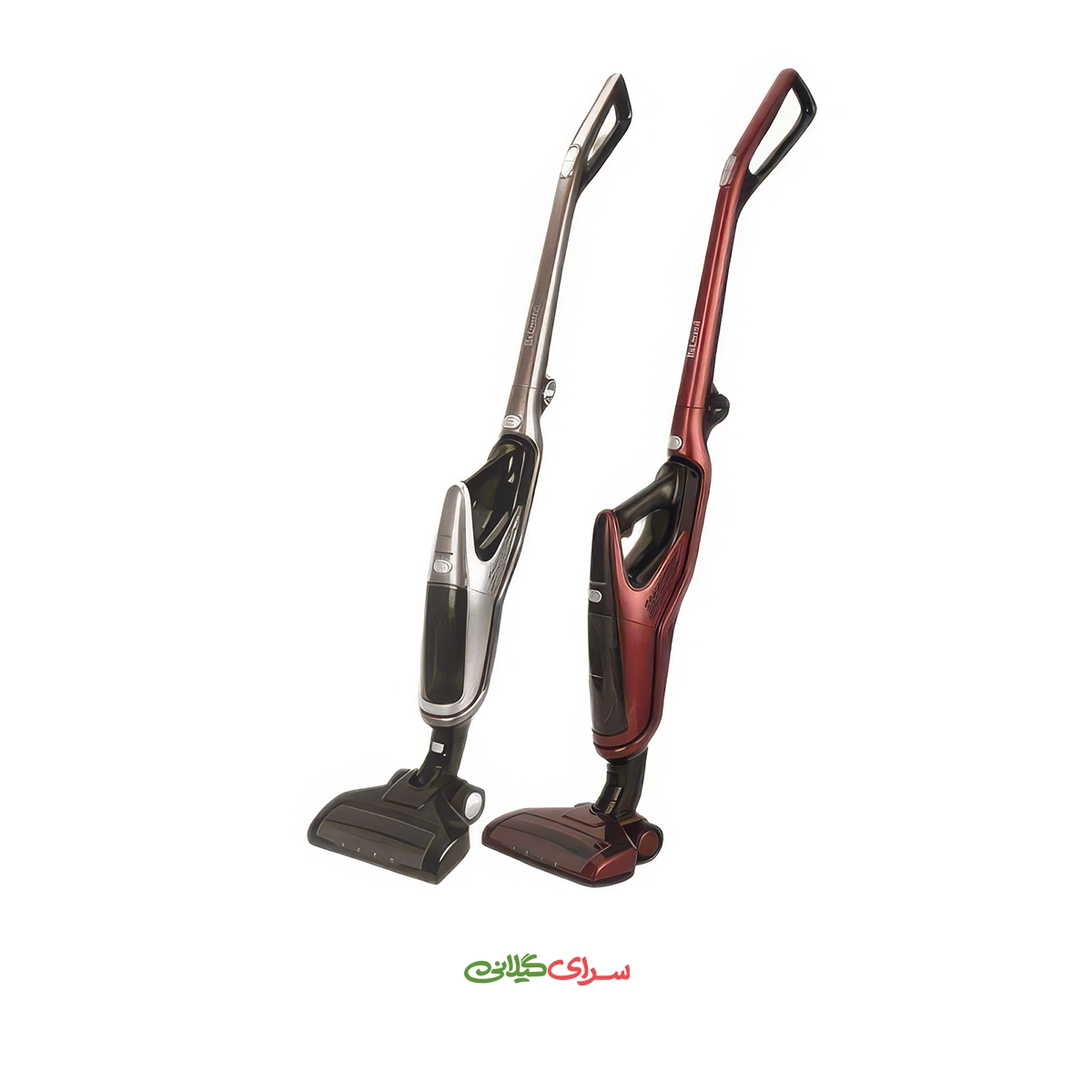 جارو شارژی ایستاده 120 وات قرمز مشکی مارون دلمونتی مدل DL 380