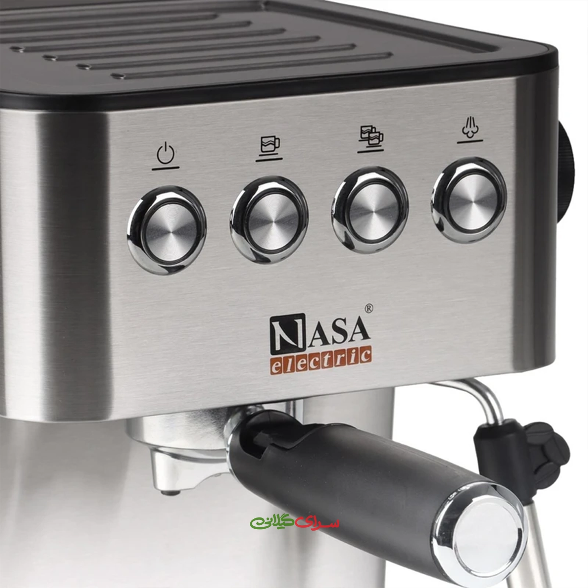 اسپرسو ساز 1.5 لیتری 20 بار استیل ناسا مدل NS-531