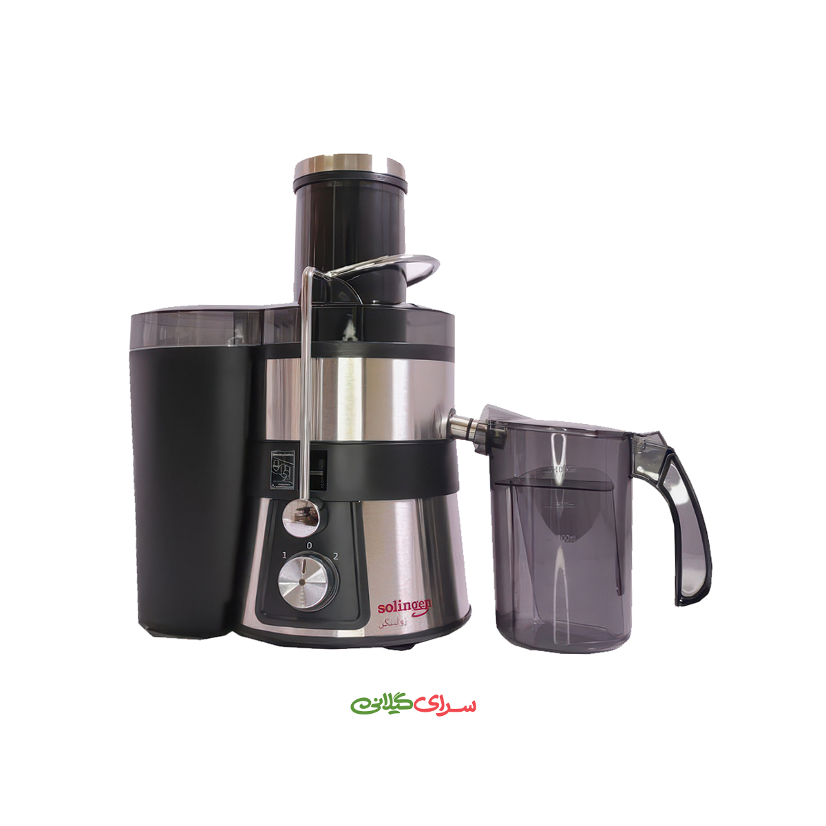 آبمیوه گیری 2 سرعته 2.4 لیتری استیل مشکی زولینگن مدل 634