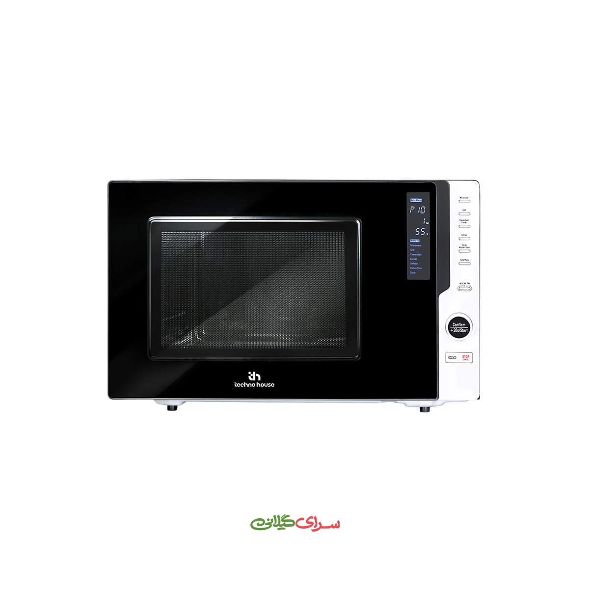 مایکرو ویو 32 لیتری 1450 وات مشکی تکنوهاوس مدل MO32‑MAX‑E680