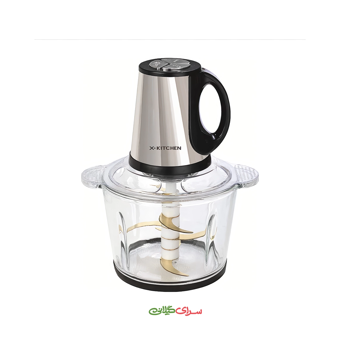خرد کن برقی 3.5 لیتری 3 سرعته 6 تیغه سیلور ایکس کیچن مدل CH-5020