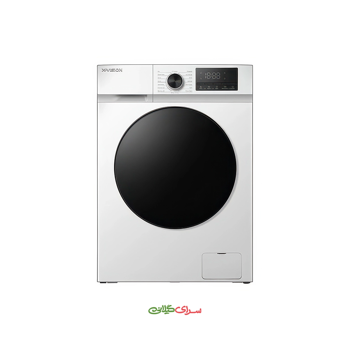 ماشین لباسشویی 8 کیلو گرمی BLDC سفید ایکس‌ ویژن مدل TF84-AWBL