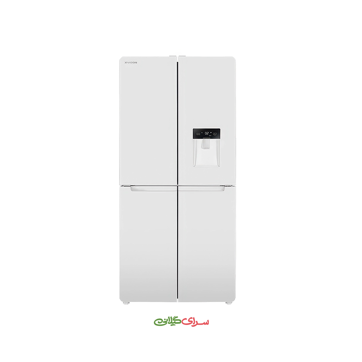 یخچال فریزر 4 درب 28 فوت نو فراست سفید ایکس ویژن مدل TF541