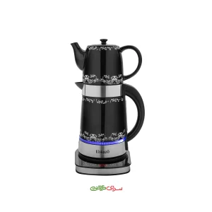 چای‌ ساز رو همی 1.7 لیتری سرامیک دیجیتال مشکی ابکازو مدل TM1173