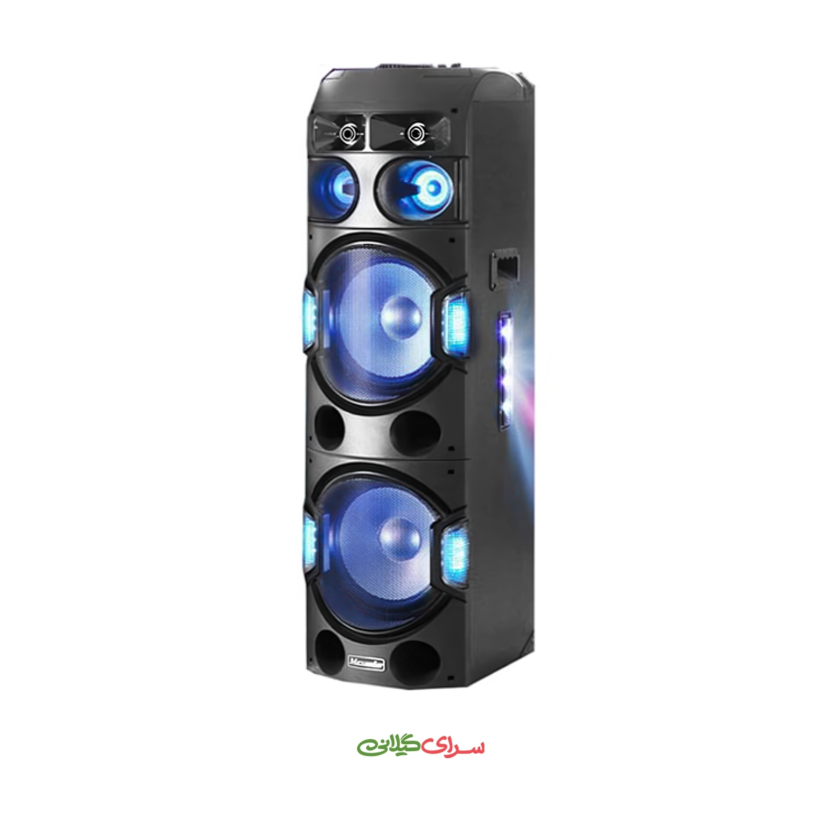 اسپیکر ایستاده 4 ساب 12 اینچ PARTY LIGHT مشکی مکسیدر مدل AL-223