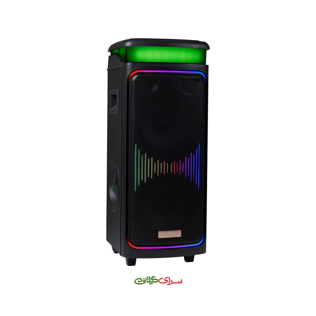 اسپیکر پارتی باکس 2 ساب 8 اینچ صفحه دیجیتال مشکی مکسیدر مدل CN-8E45