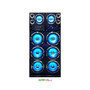 اسپیکر 2 تایی ایستاده 6 ساب 10 اینچ مشکی میکرولب مدل M310104 INF