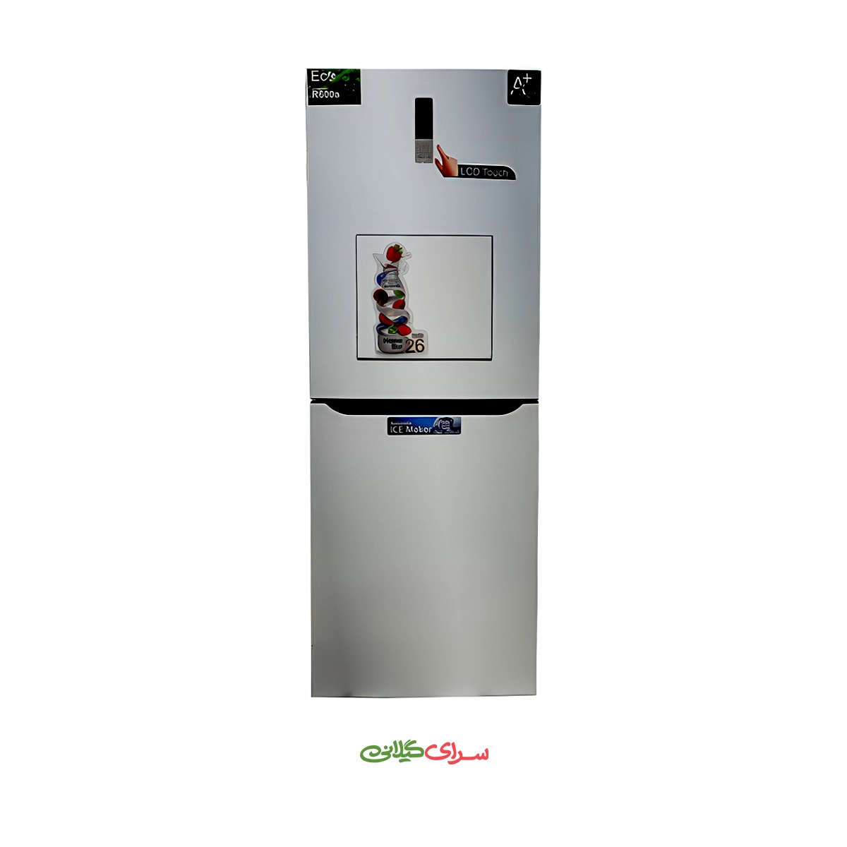 یخچال فریزر کمبی 24 فوت نو فراست طرح استیل گرند مدل G34