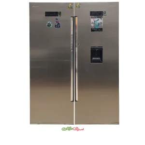 یخچال فریزر ساید بای ساید نو فراست سیلور گرند مدنا مدل G24/G31–FR/RE-23B
