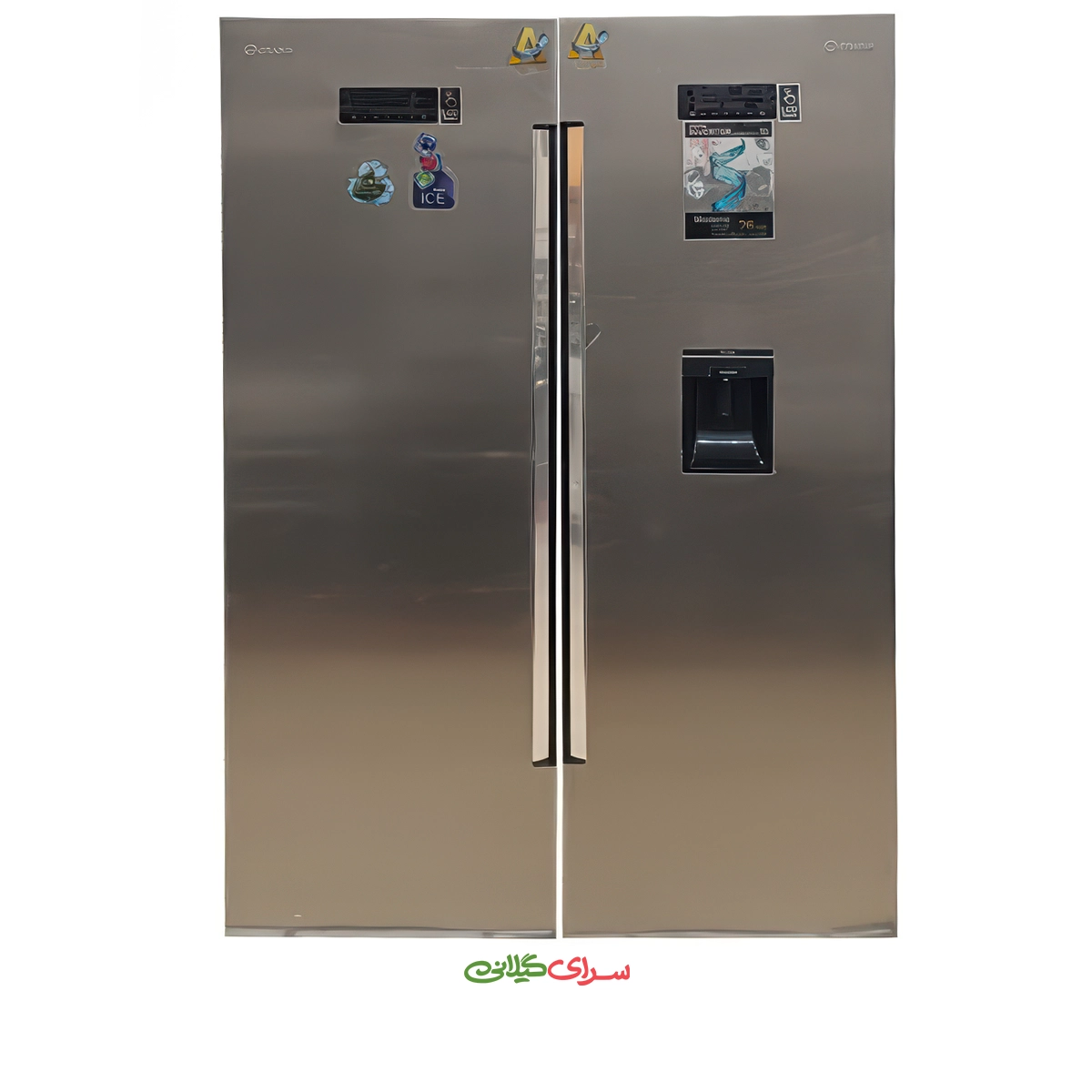یخچال فریزر ساید بای ساید نو فراست سیلور گرند مدنا مدل G24/G31–FR/RE-23B