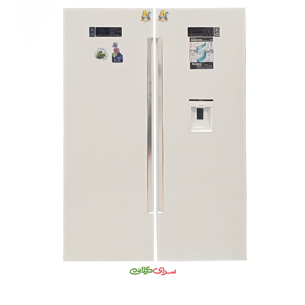 یخچال فریزر ساید بای ساید 40 فوت نو فراست سفید گرند مدل G24