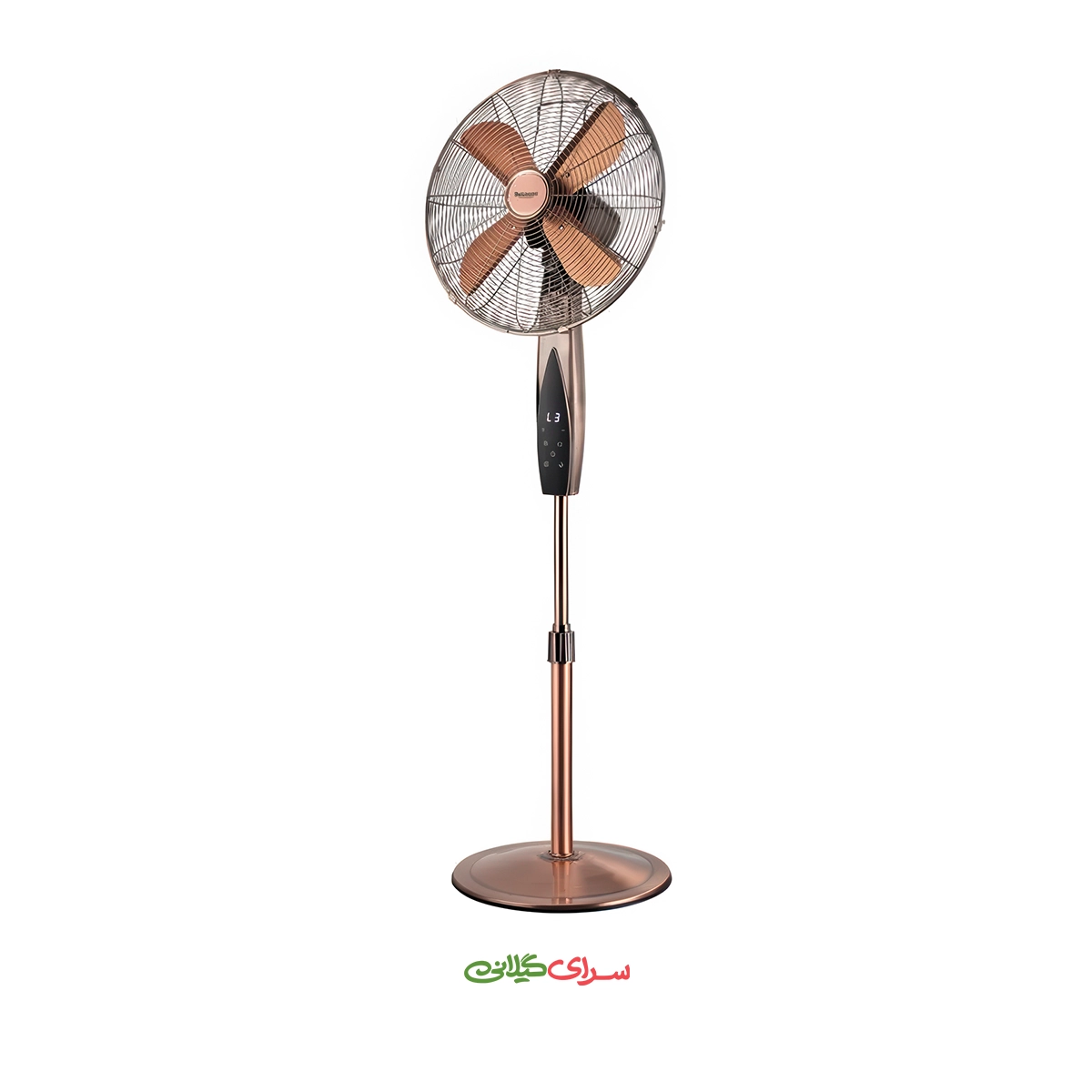 پنکه برقی ایستاده 60 وات ریموت دار مسی دلمونتی مدل DL-270