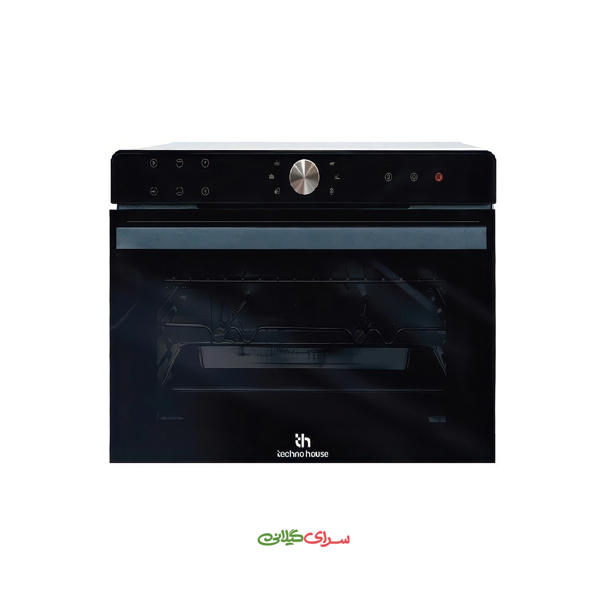 اون‌ توستر 50 لیتری 1600 وات مشکی تکنو هاوس مدل OT50-TOP-N615