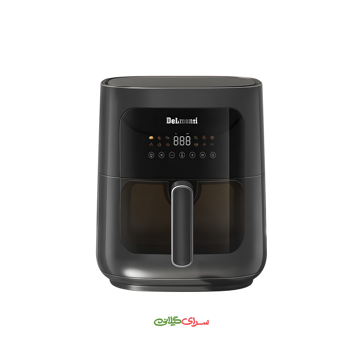 سرخ کن رژیمی 7 لیتری دیجیتال 2 المنت مشکی دلمونتی مدل DL 810