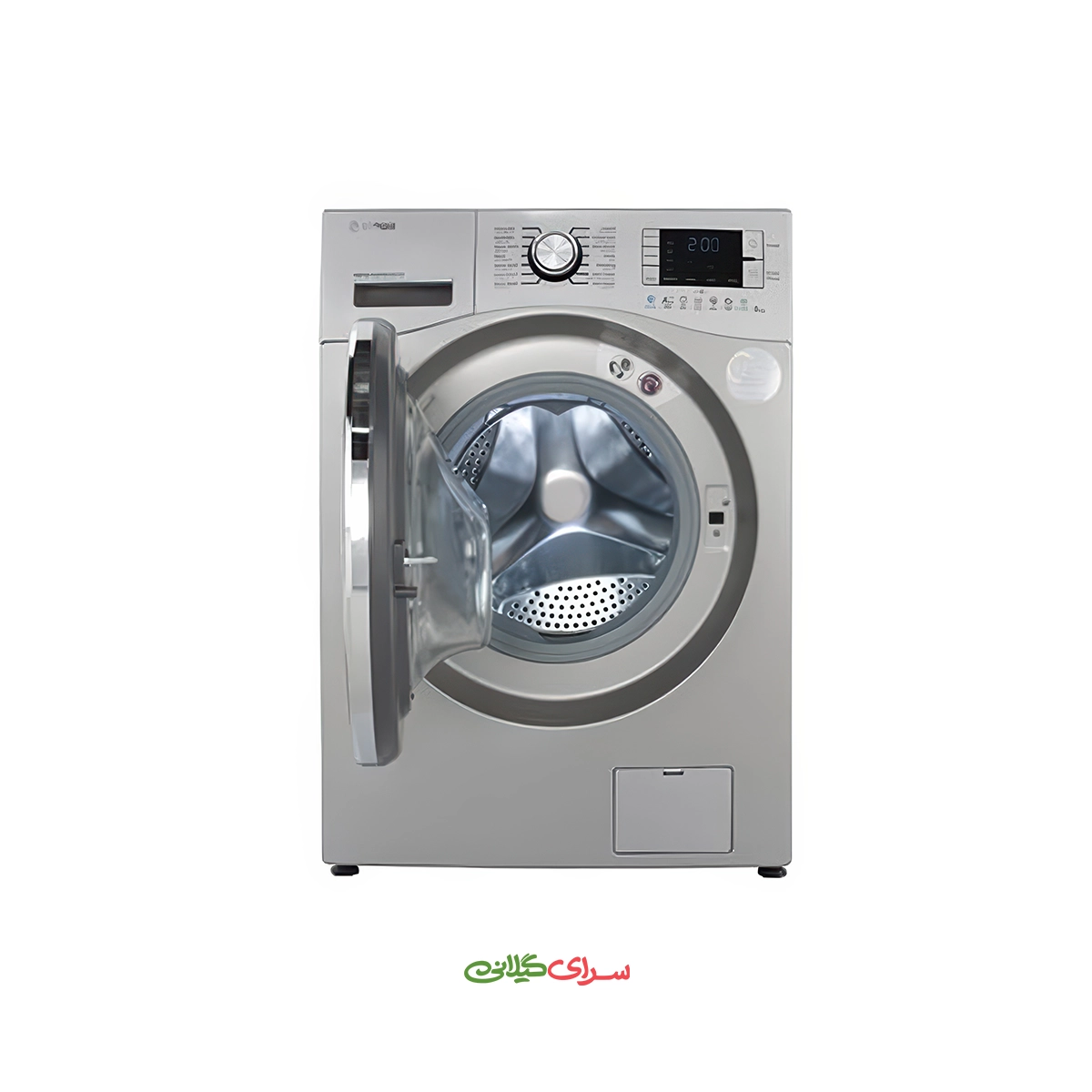 ماشین لباسشویی 8 کیلو گرمی آوین Q_BLDC سیلور اسنوا مدل SWM-D80S