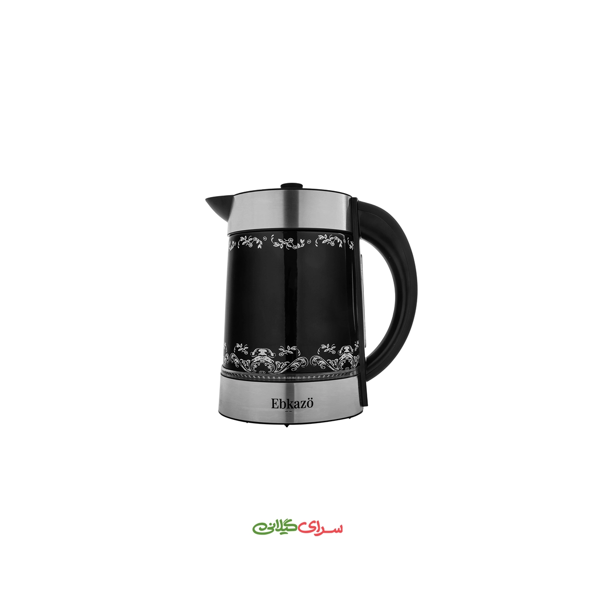 چای‌ ساز رو همی 1.7 لیتری سرامیک دیجیتال مشکی ابکازو مدل TM1173