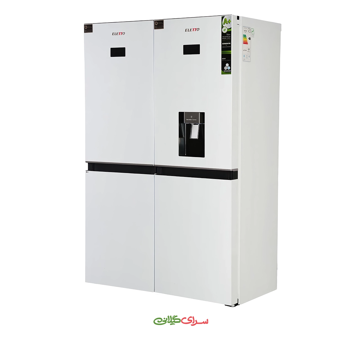 یخچال فریزر ساید بای ساید 40 فوت نو فراست سفید التتو مدل NR6040DN