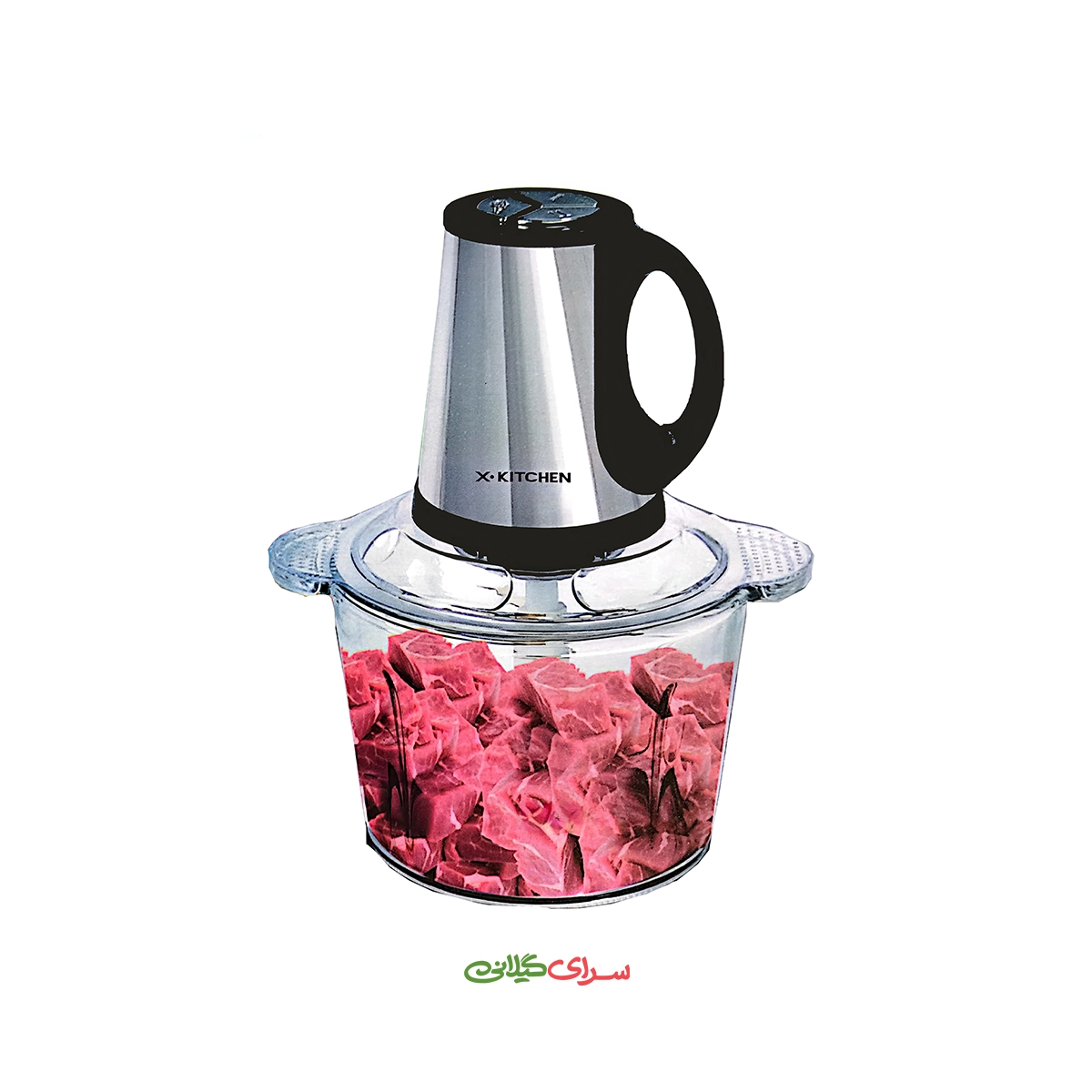 خرد کن برقی 3.5 لیتری 3 سرعته 6 تیغه سیلور ایکس کیچن مدل CH-5020