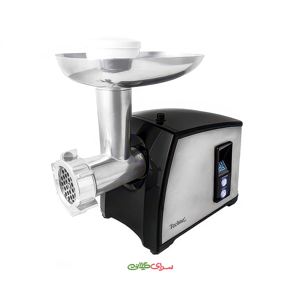 چرخ گوشت 1800 وات استیل مشکی تکنو مدل TE-504