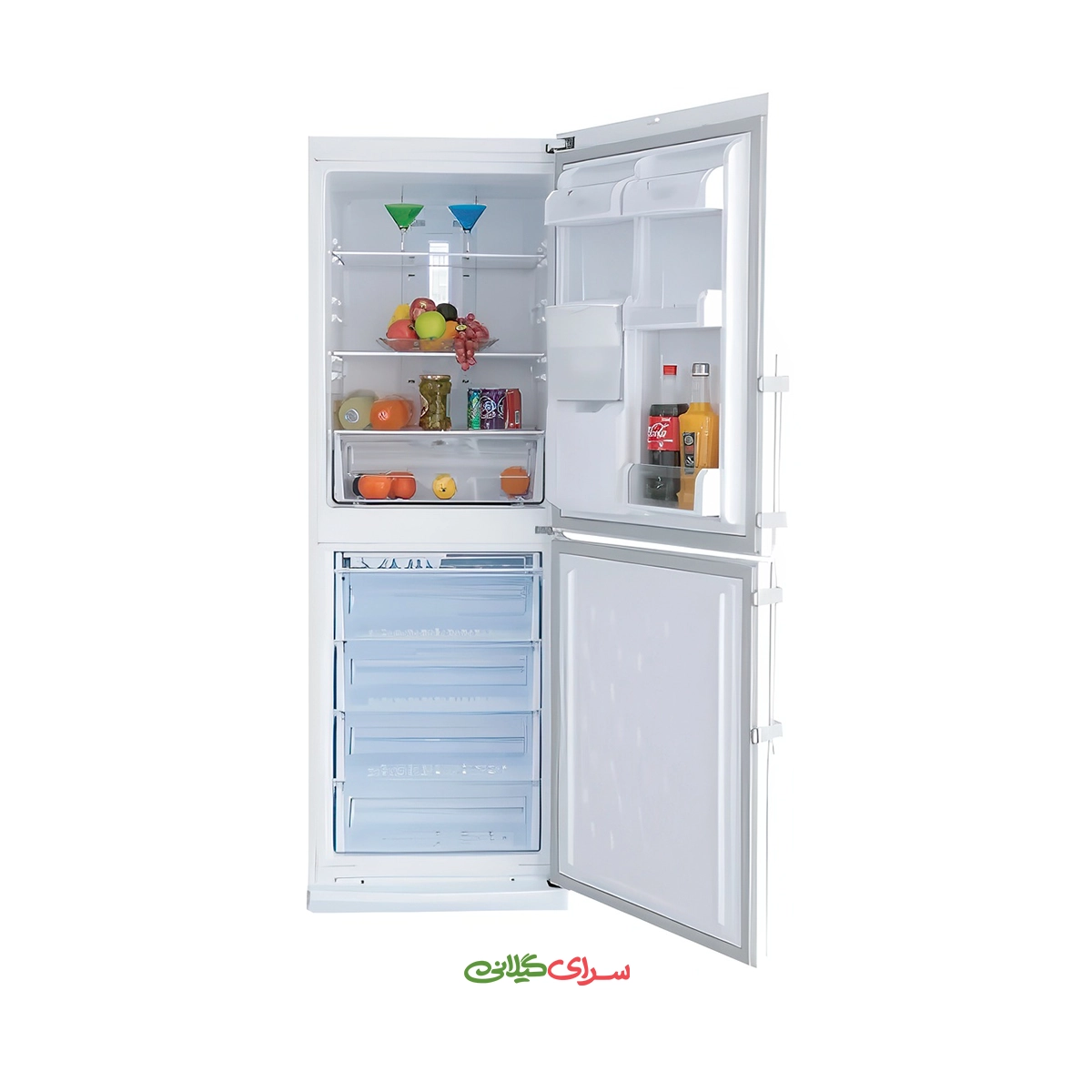 یخچال فریزر کمبی 27 فوت نو فراست سفید آر تی سی مدل GBM49-i-AM