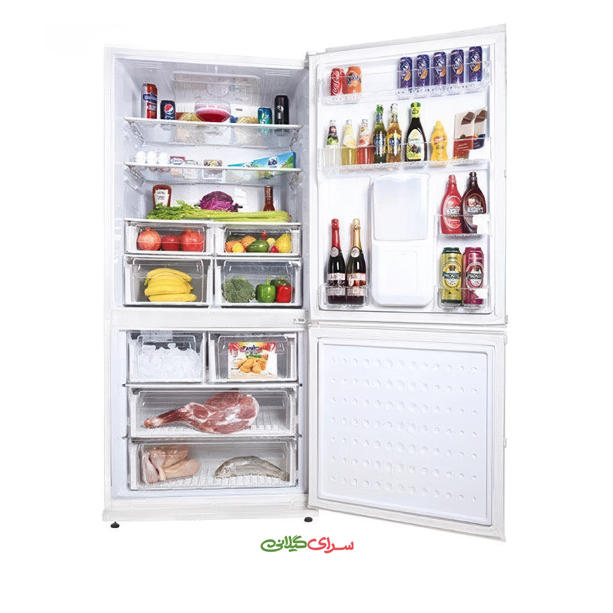 یخچال فریزر کمبی 30 فوت نو فراست استیل التتو مدل RF-8410 NE