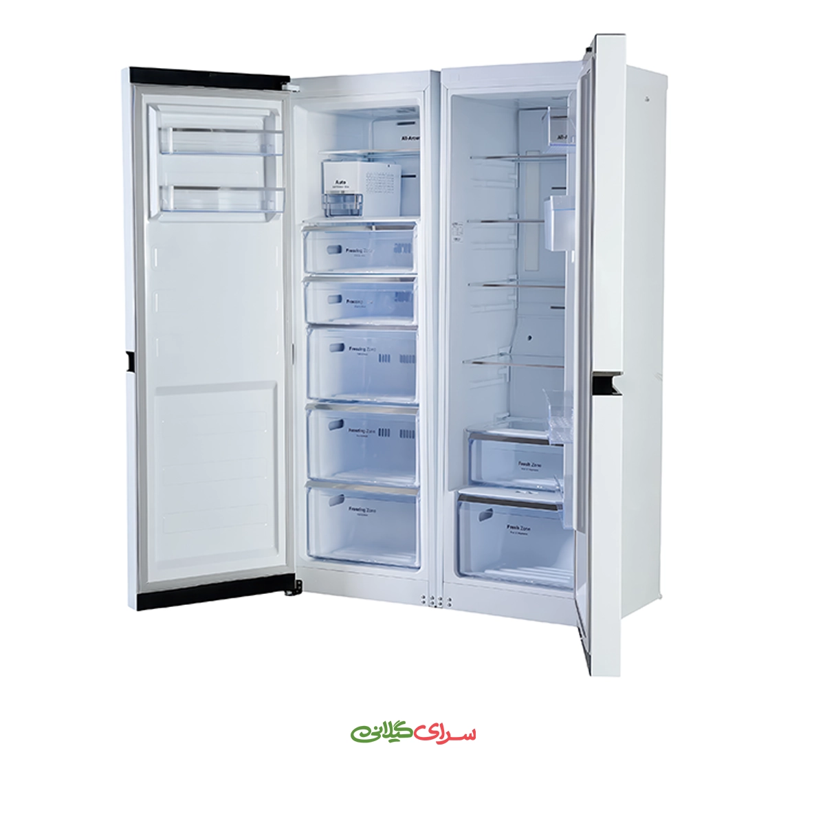 یخچال فریزر ساید بای ساید 40 فوت نو فراست سفید التتو مدل NR6040DN