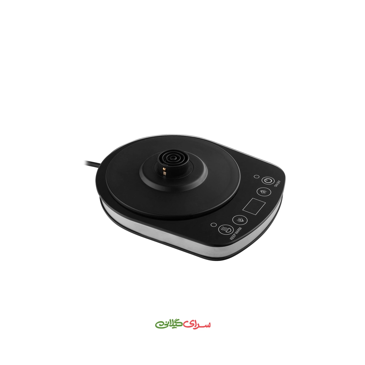 چای‌ ساز رو همی 1.7 لیتری سرامیک دیجیتال مشکی ابکازو مدل TM1173