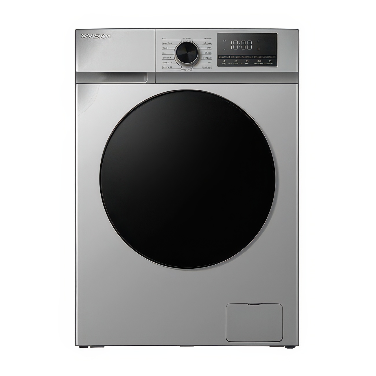 ماشین لباسشویی 8 کیلو گرمی BLDC سیلور ایکس‌ویژن مدل TF84-ASBL