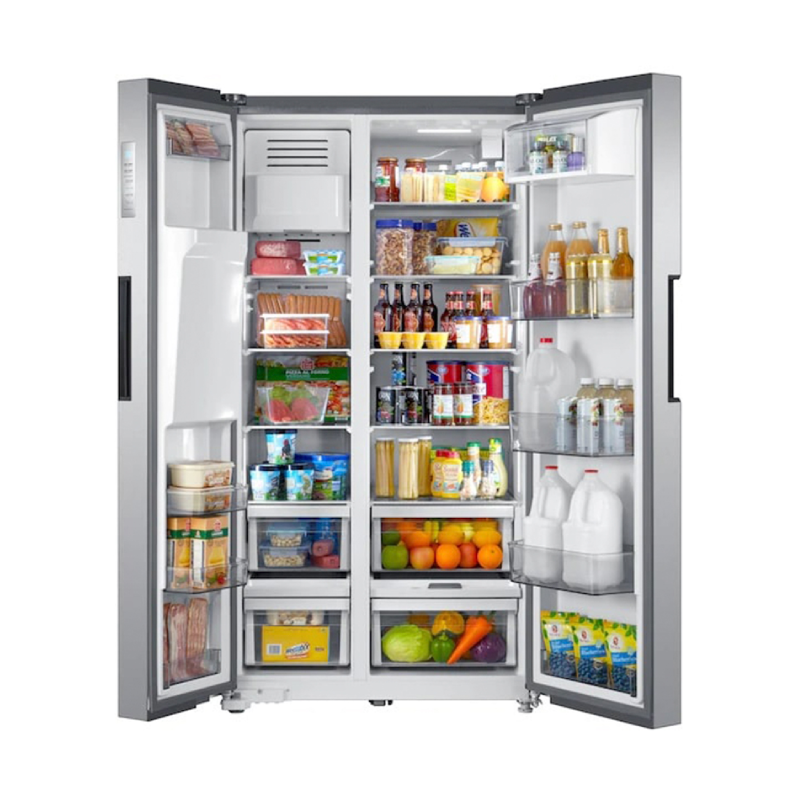 یخچال فریزر ساید بای ساید 32 فوت سیلور پاکشوما مدل RSP801S-E1