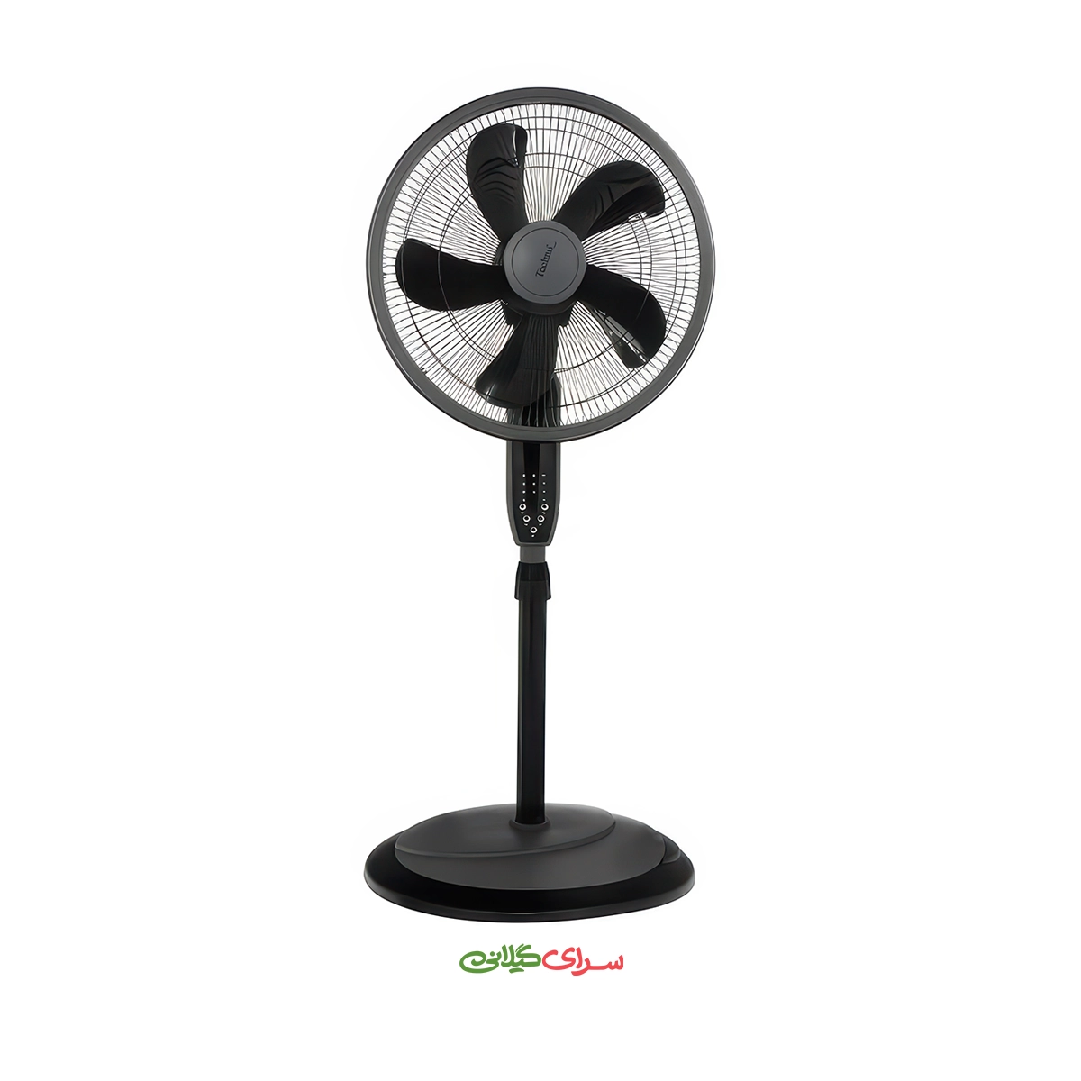 پنکه برقی ایستاده تایمر دار مشکی تکنو مدل TE9200