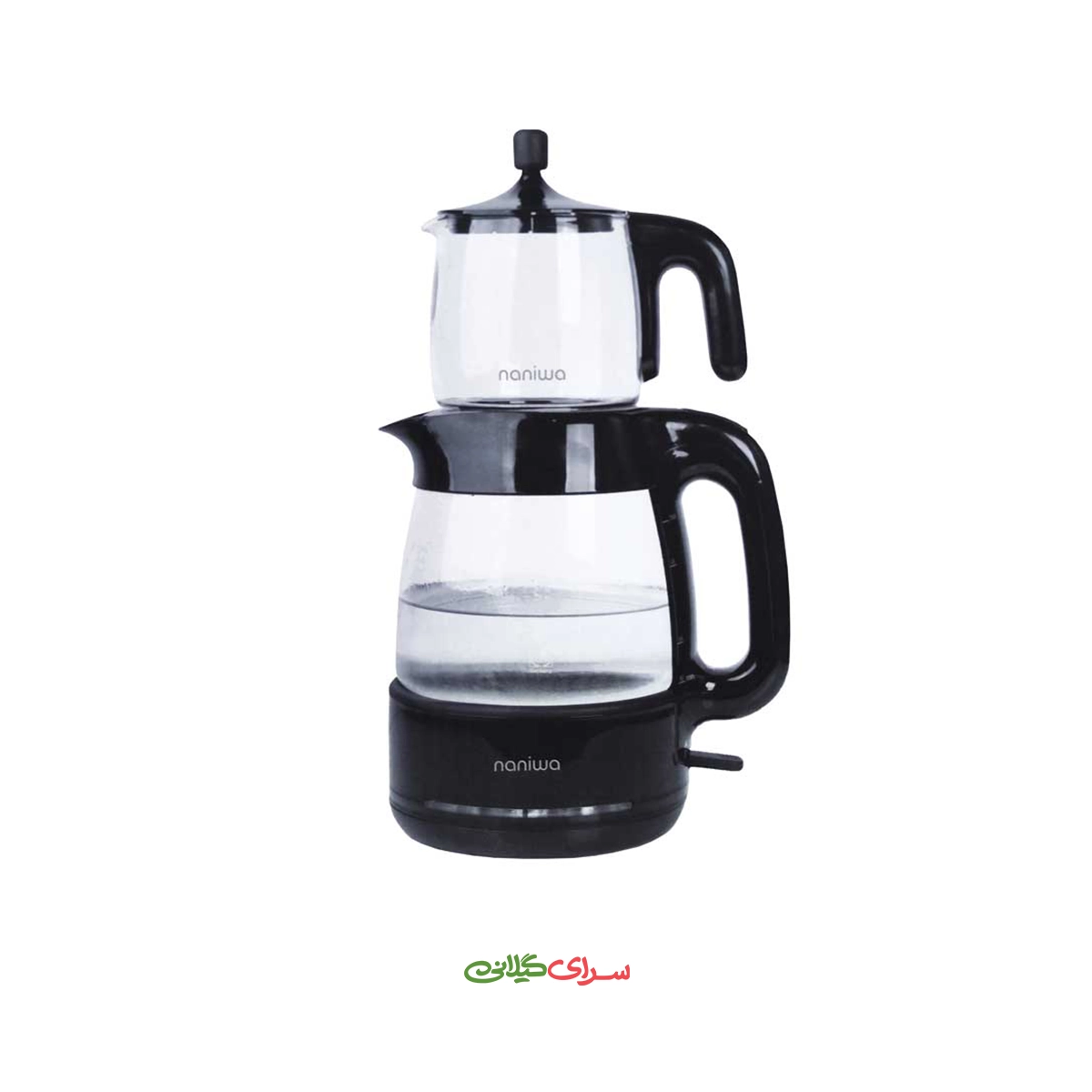 چای ساز رو همی 2 لیتری پیرکس مشکی نانیوا مدل NTM-5000