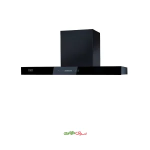 هود تو کار مخفی شیشه ای لمسی مشکی تایسز مدل TBF2902