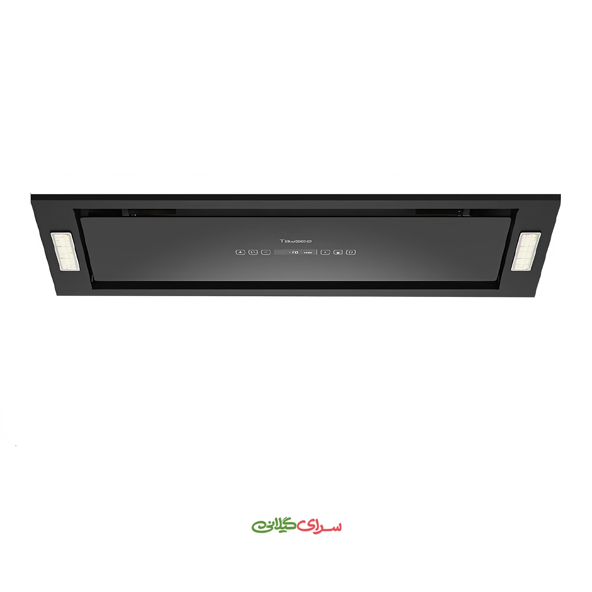 هود تو کار مخفی شیشه سکوریت مشکی لمسی تایسز مدل TH-2914