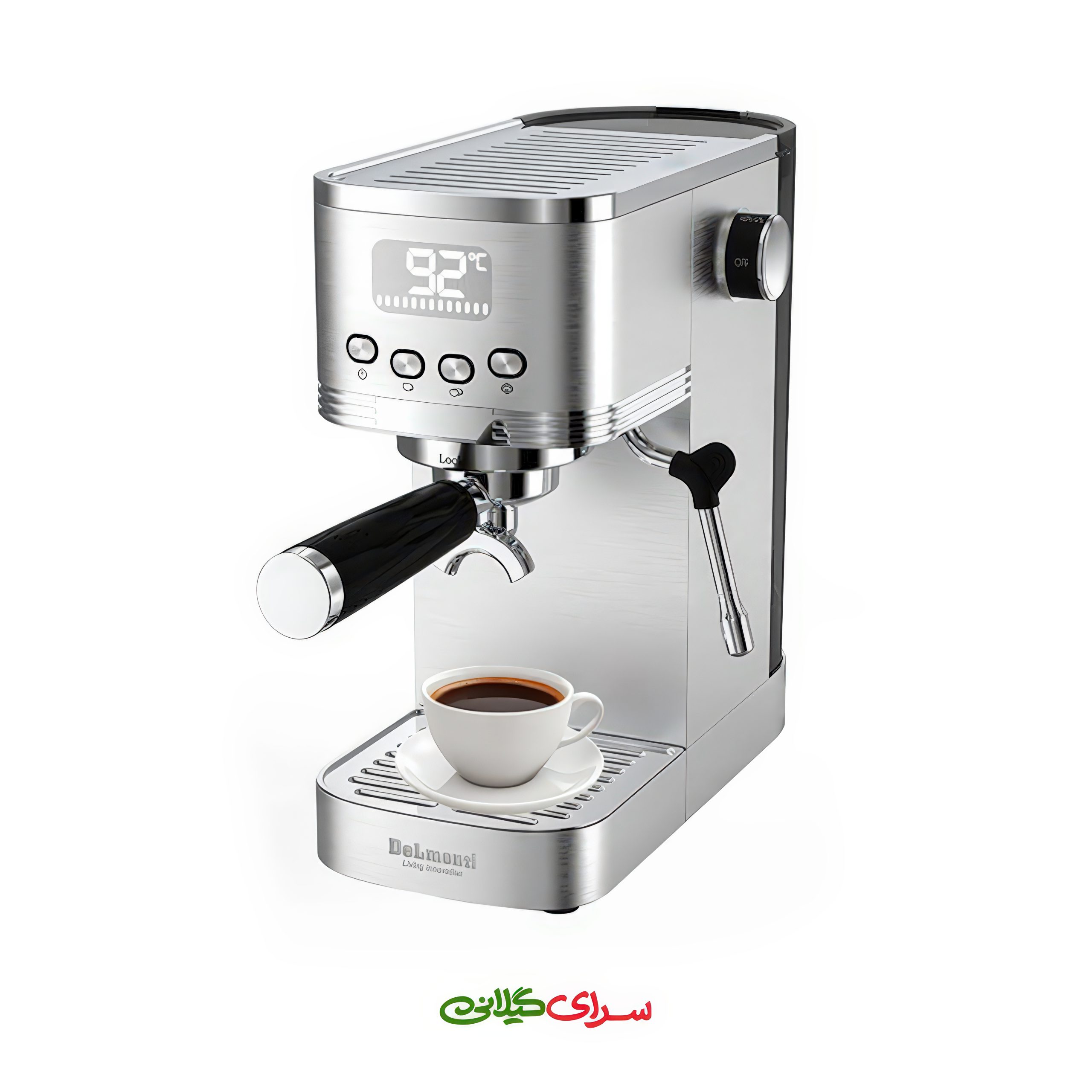 اسپرسو ساز 1.3 لیتری 20 بار استیل دلمونتی مدل DL620