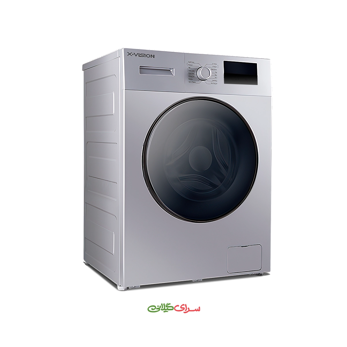 ماشین لباسشویی 9 کیلوگرمی دیجیتال LED سیلور ایکس ویژن مدل TF94-ASBL