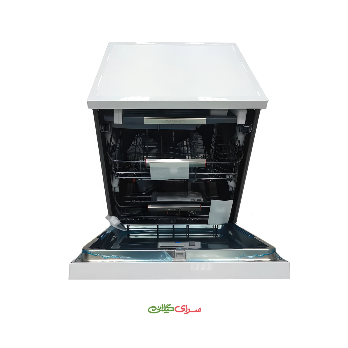 ماشین ظرفشویی 14 نفره 3 سبد لمسی سفید دوو مدل DW-200W
