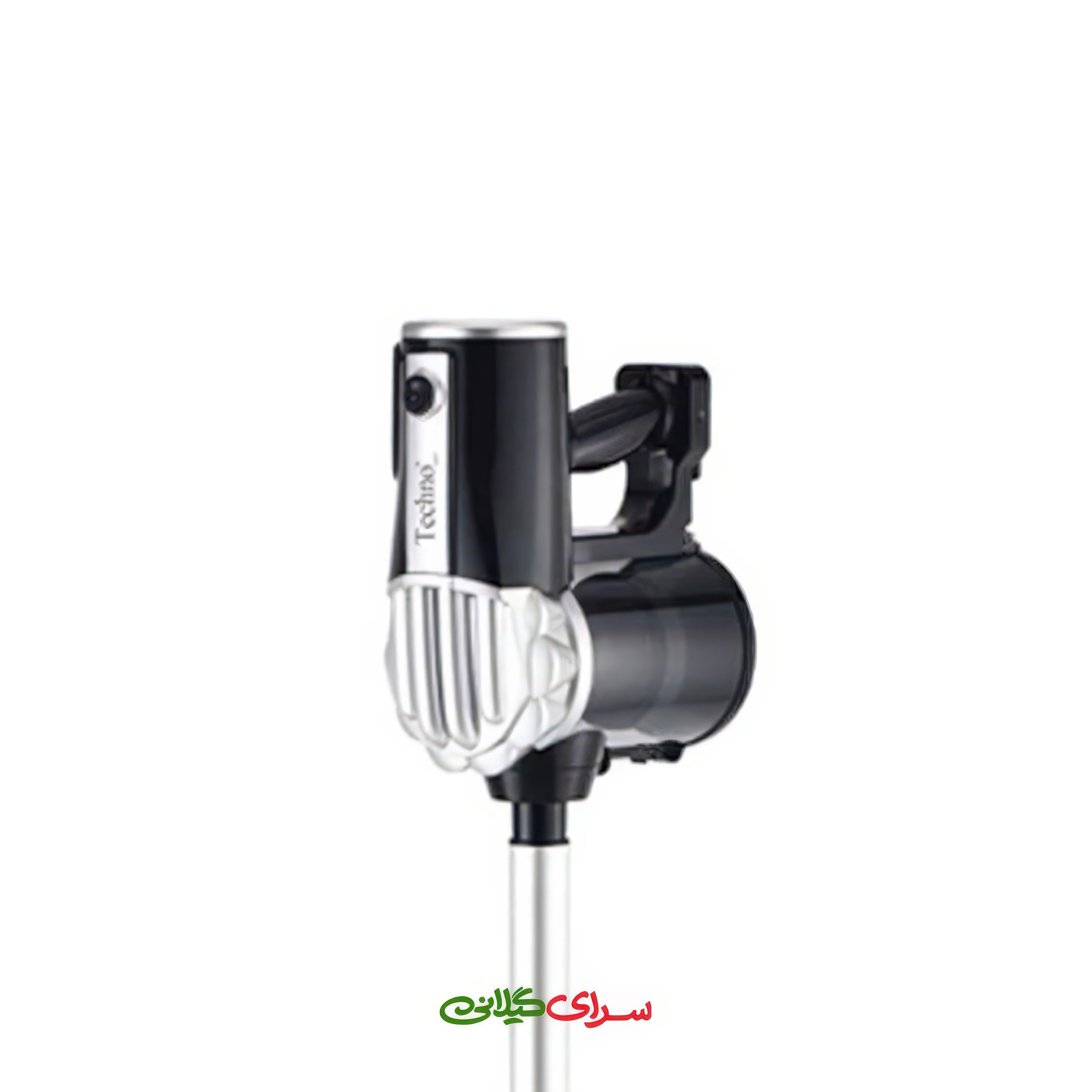 جارو برقی ایستاده 600 وات مشکی استیل تکنو مدل TE1706