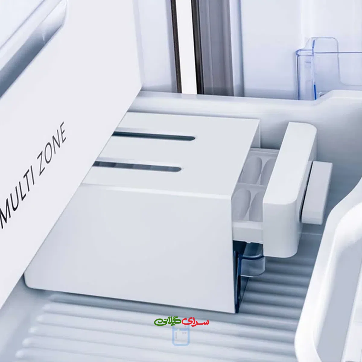 یخچال فریزر کمبی 27 فوت نو فراست استیل اسنوا مدل SBD-L300-SS