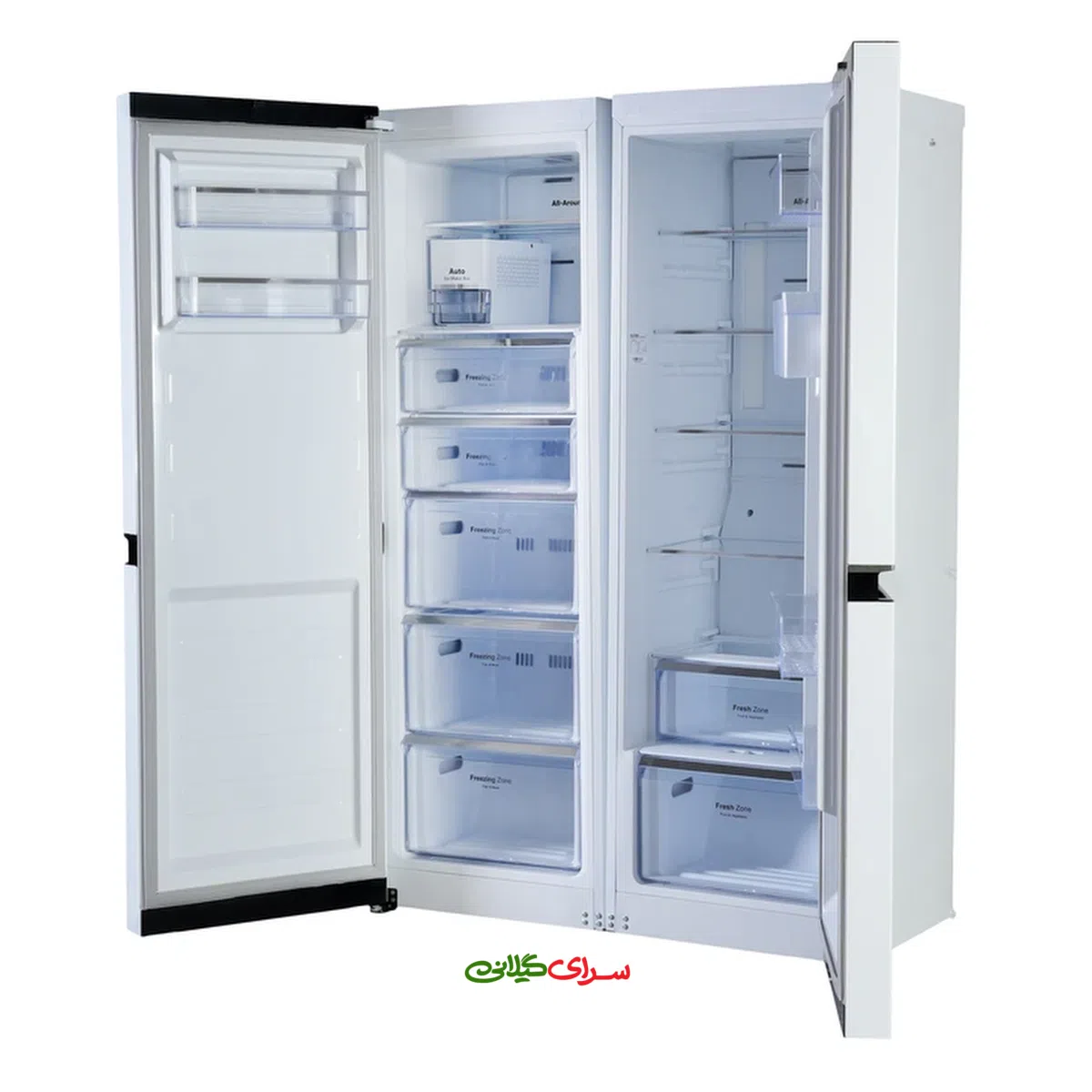 یخچال فریزر ساید بای ساید 25 فوت نو فراست سفید التتو مدل NR/NF6040WDN